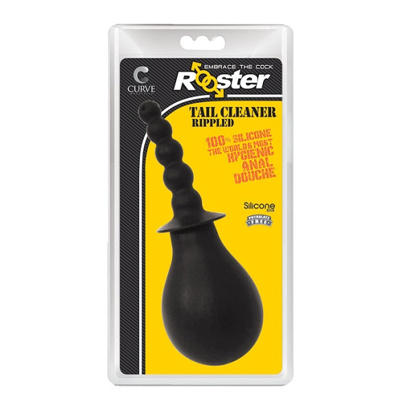 ROOSTER TAIL CLEANER RIPPLED BLACK