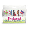 F*CKERS SEX POSITION CANDLES 5 PACK