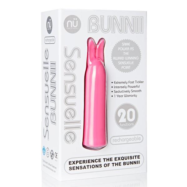 SENSUELLE BUNNII 20 FUNCTION RECHARGEABLE VIBE PINK