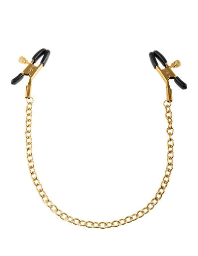 FETISH FANTASY GOLD CHAIN NIPPLE CLAMPS